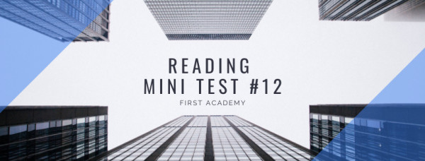 Reading Mini Test 12