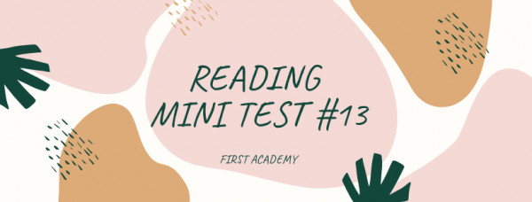 Reading Mini Test 13